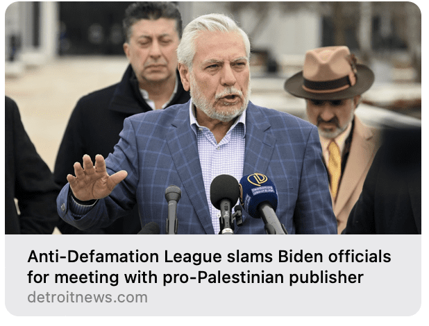 Jewish American organizations launch distortion campaign against the publisher of The Arab American News, incite violence against him